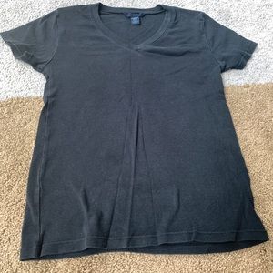 Black GAP t-shirt, M, v-neck, cotton stretch